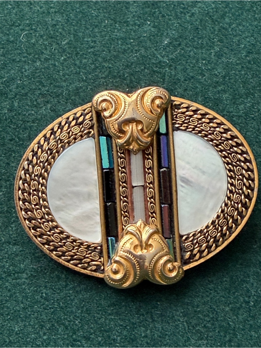 Vtg Marena Germany Handmade Brooch